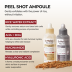 Peel Shot Glow Rice Peeling Ampoule 80ml 2-Pack Bundle